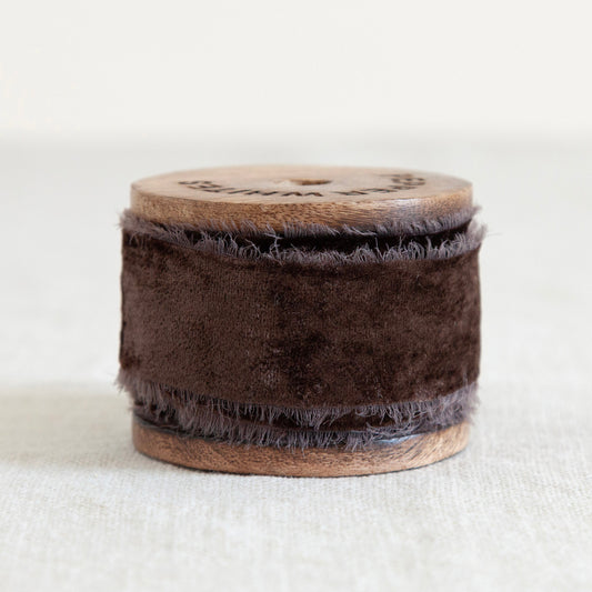 Silk Velvet Ribbon Acorn