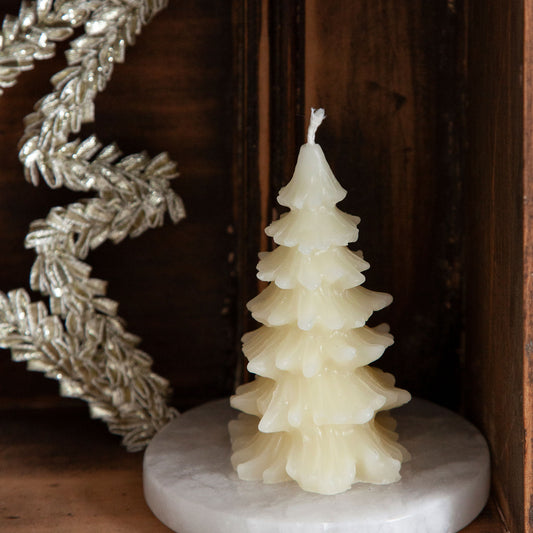 Beeswax Christmas Tree Candle