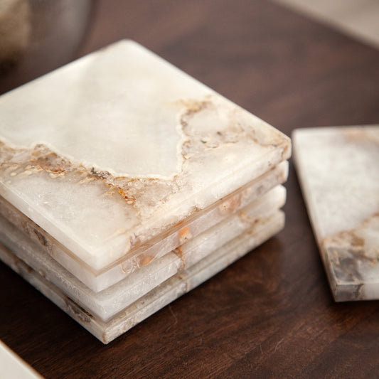 Agate Coasters Set/4