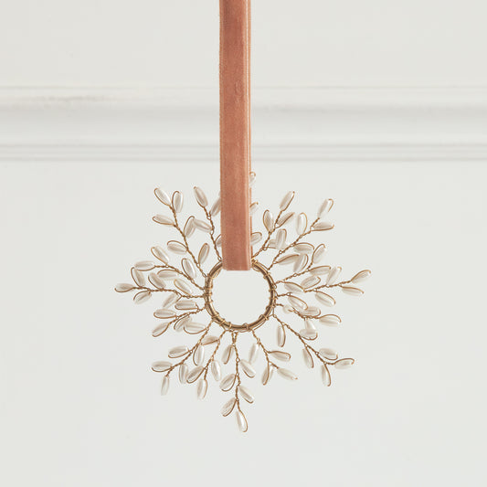 Beaded Wreath Decoration 2cm