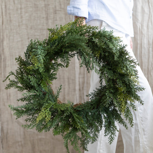 Cypress Wreath 60cm