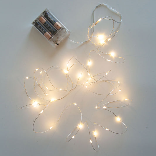 Silver String Lights