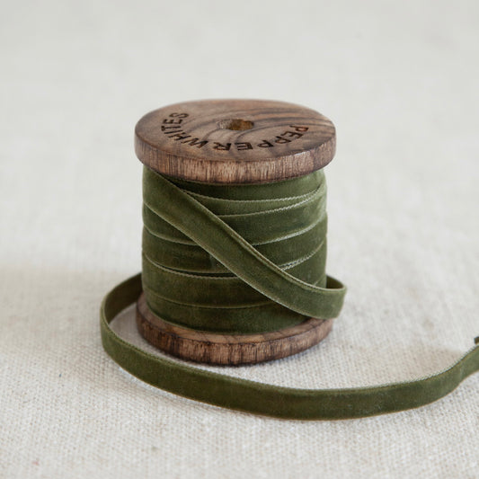 Velvet Ribbon Winter Green