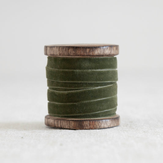 Velvet Ribbon Winter Green